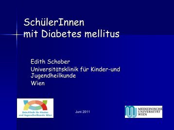 SchÃƒÂ¼lerInnen mit Diabetes mellitus - Schule.at