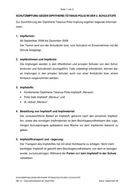 Durchfuehrungsplan Ditet Polio 2 Schule At