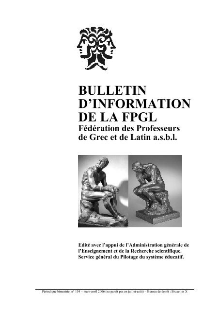 BULLETIN D'INFORMATION DE LA FPGL - Schule.at