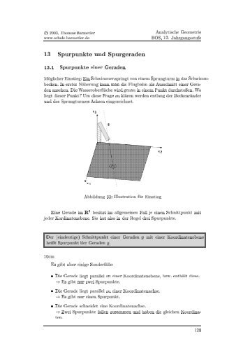 13 Spurpunkte und Spurgeraden - Schule.barmetler.de