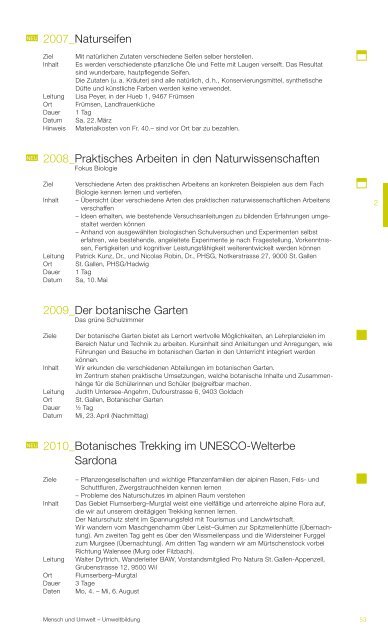 Programm - schule.sg.ch - Kanton St.Gallen