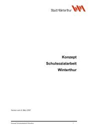 Zeughaus Report - Schule Winterthur