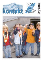 Ausgabe III/09 - Die Schule Fischenthal