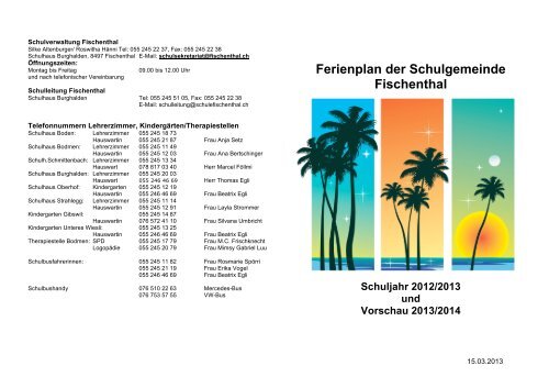 Ferienplan 12 13 Vorschau 14 def neu - Die Schule Fischenthal