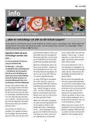 Das neue INFO (Juni 2013) - der Schule Laupen