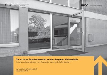 Die externe Schulevaluation an der Aargauer Volksschule