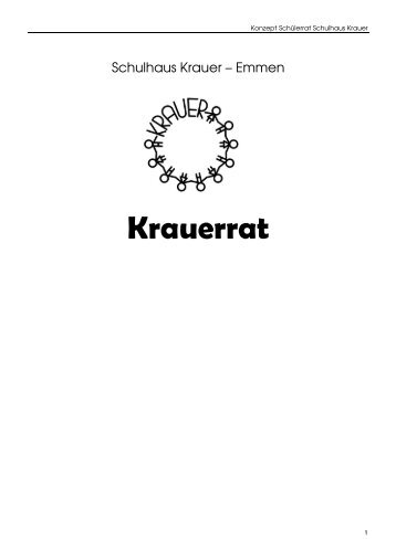 Konzept Krauerrat - Schulen Emmen