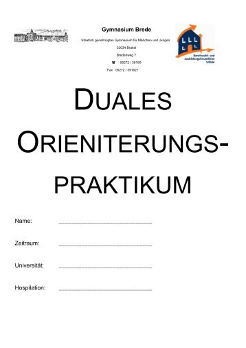 Bericht Duales Orientierungspraktikum Jg.10 PDF