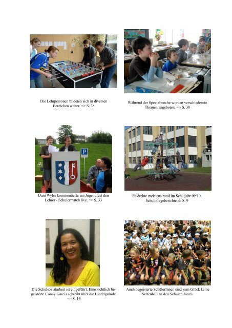 Jahresbericht 2010 - Schule Jonen