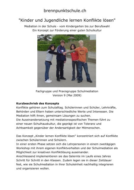 Kinder Und Jugendliche Lernen Konflikte Laƒa Sen Schule Jonen