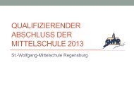 Qualifizierender Abschluss der Mittelschule 2013 - Schulen in ...