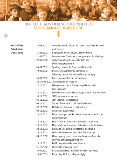 jahresbericht und rechnung psg 2012 - Schulen Frauenfeld