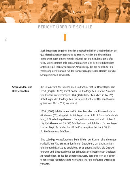 jahresbericht und rechnung psg 2012 - Schulen Frauenfeld