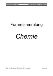 Formelsammlung Chemie