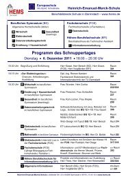 Programm - Technische UniversitÃƒÂ¤t Darmstadt