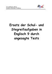 Modus 21 MaÃŸnahme im Fach Englisch - Schulentwicklung in Bayern