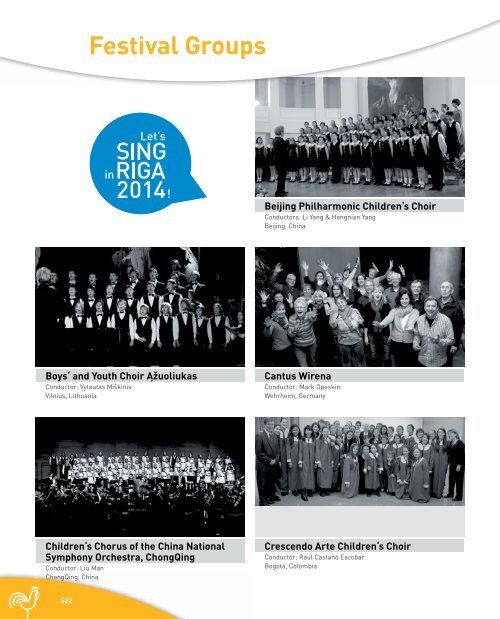 World Choir Games 2014 - Programme