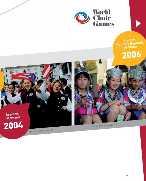 World Choir Games 2014 - Programme