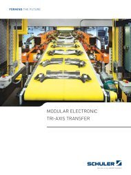 Modular electronic tri-axis transfer