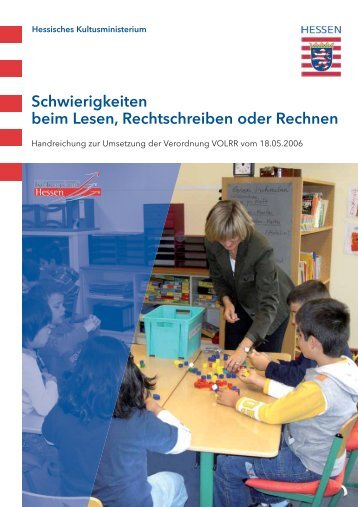 Handreichung zur VOLRR - Schule & Gesundheit - Hessen