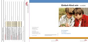 Einfach Kind sein Ã¢Â€Â“ mit ADHS - Schule & Gesundheit
