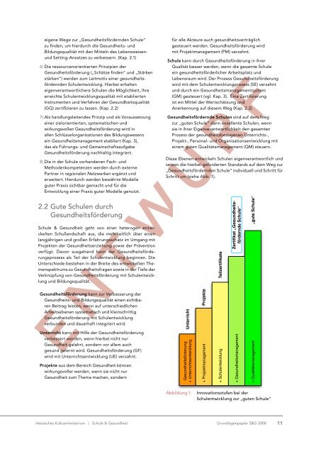 Grundlagenpapier Schule & Gesundheit 2