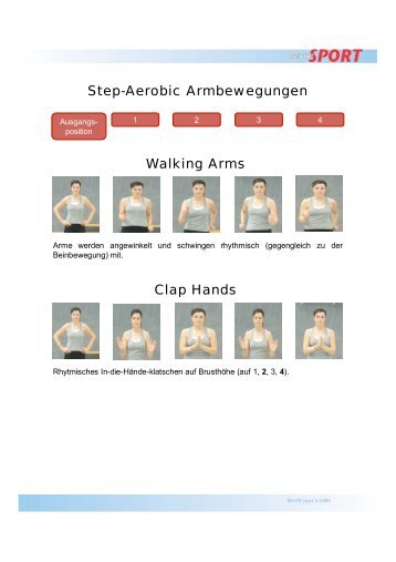 Step-Aerobic Armbewegungen