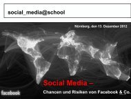 Social Media - Arbeitskreis Schulewirtschaft-Bayern