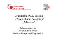 Grundschule G. E. Lessing Schule mit dem Schulprofil „Inklusion“