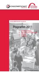 Programm 2011 (PDF 1,3MB) - Arbeitskreis Schulewirtschaft-Bayern