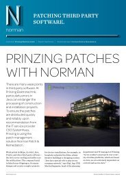 Prinzing patches with Norman