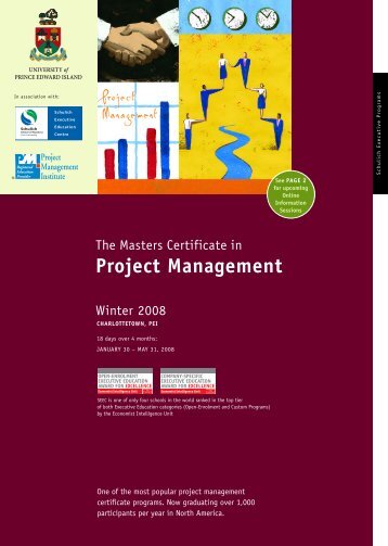 Project Management - Schulich School of Business - York University