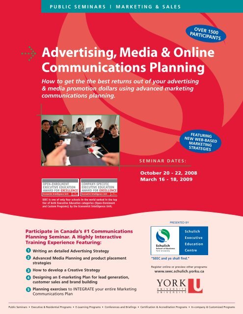 Advertising Media Amp Online Communications Planning Schulich