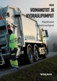 VOIMANOTOT JA HYDRAULIPUMPUT - Volvo