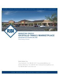 marketing profile ocotillo trails marketplace - LoopNet