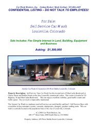 For Sale: Self Service Car Wash Louisville, Colorado - LoopNet