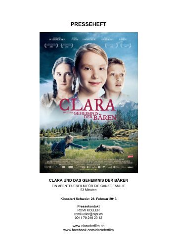 clara und das geheimnis der bÃ¤ren - SCHULKINO.at