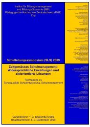 Schulleitungssymposium (SLS) 2009 ZeitgemÃƒÂ¤sses ...