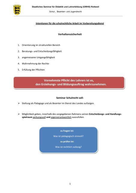 Normenhierarchie 2012 - Schulrecht-rw.de