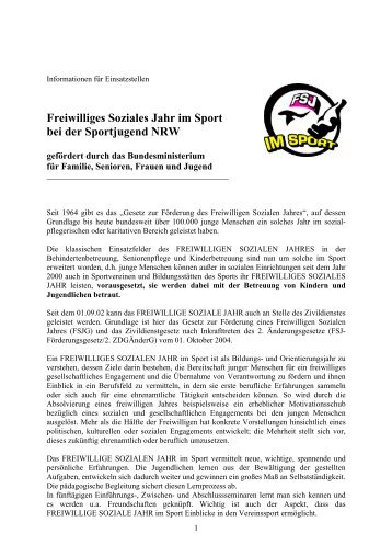 FSJ-im Sport - Schulsport NRW aktiv