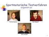 Was ist ein Sportmotorischer Test? - Schulsport NRW aktiv