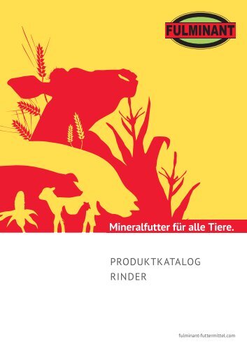 Mineralfutter für alle Tiere. PRODUKTKATALOG