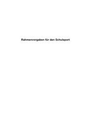 Rahmenvorgaben fÃ¼r den Schulsport - Schulsport-NRW