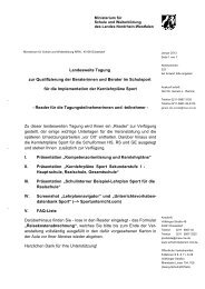 Reader fÃ¼r die Tagungsteilnehmerinnen und ... - Schulsport-NRW