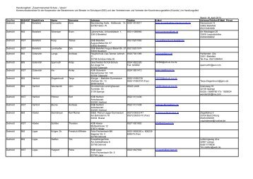 Arbeitsteamliste als PDF - Schulsport-NRW