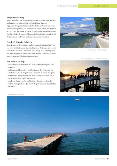 Bodensee Edition - Ausgabe 1 2014