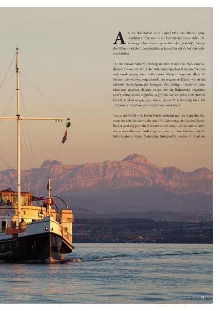 Bodensee Edition - Ausgabe 1 2014