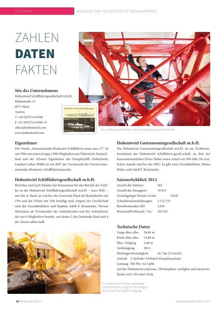 Bodensee Edition - Ausgabe 1 2014