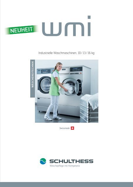 Prospekt Waschmaschinen WMI - Schulthess