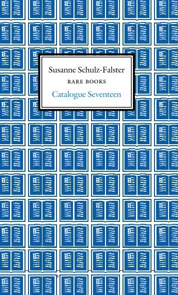 Catalogue Number 17 - Schulz-Falster Rare Books